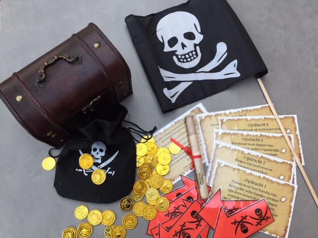 materiaal voor piraten schattenjacht
