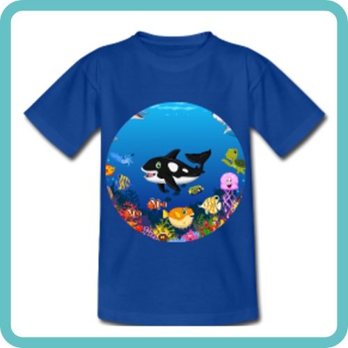 t-shirt met onderwatertafereel